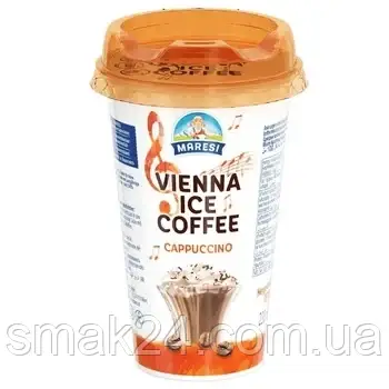Холодна кава з молоком без цукру Maresi Vienna Ice Coffee Cappuccino 230 мл Австрія