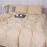 Комплект постільної білизни Ранфорс Персиковий Полуторний розмір 150х220, фото 3