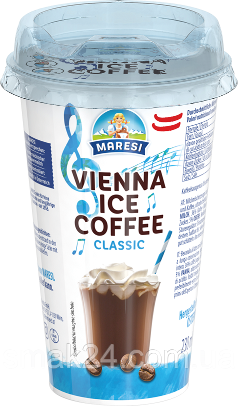 Холодна кава з молоком Maresi Vienna Ice Coffee Classic 230 мл Австрія