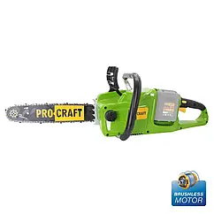 Акумуляторна ланцюгова пилка Procraft PCA40/2 (Без АКБ і ЗП)