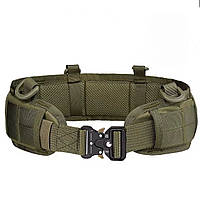 Разгрузочный ремень тактический быстросьемный пояс олива