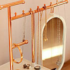 Органайзер для косметики та прикрас на 3 секції, Esmeralda / Підставка для біжутерії зі стійкою та дзеркалом, фото 6