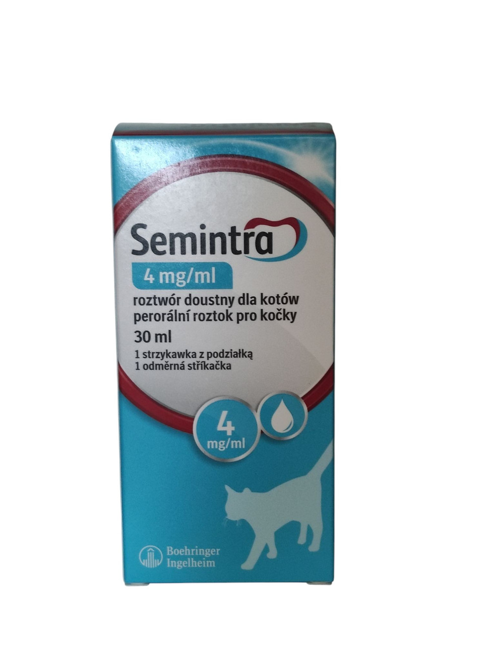 Семінтра 4 мг Semintra пероральна суспензія при хронічній нирковій недостатності (ХНН) у кішок, 30 мл, фото 1