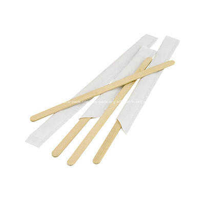 Мішалка для кави дерев'яна 14 см