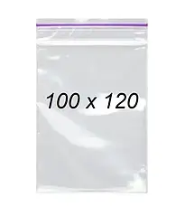 Зіп пакети 100 х 120 мм 50 мкм, пакети із замком Zip-Lock 100 шт