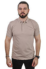 Футболка-поло чоловіча Lacoste 25-260-67 кремова, фото 2