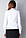 Блуза біла, довгий рукав,комір-стійка Р104, фото 4