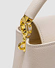 Жіноча сумка Луї Віттон Louis Vuitton Capucines Mini White/Gold, фото 2