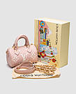Жіноча сумка Луї Віттон Louis Vuitton Speedy Nano Monogram Empreinte Leather Rose, фото 4