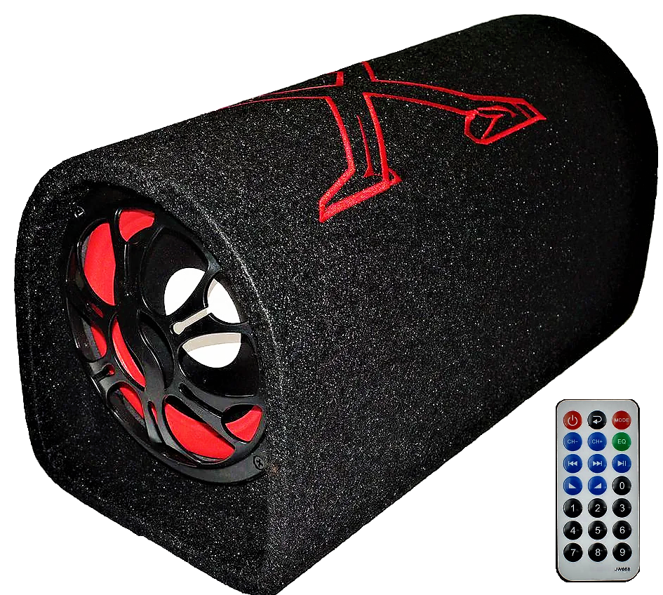 Xplod PRO 8" активний сабвуфер із Bluetooth, USB, AUX для авто і дому, фото 1