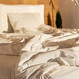 Комплект постільної білизни Ранфорс Ванільний Двоспальний розмір 180х220, фото 2