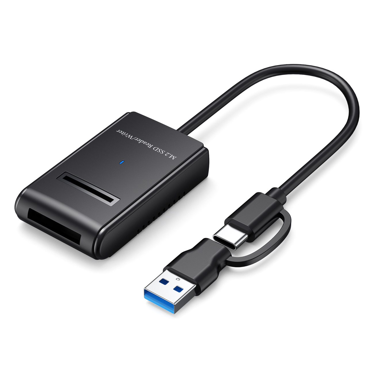 Док станція Deepfox M02 для NVMe (PCIe) M2 SSD USB 3.2 Gen 2 Type-C, фото 1
