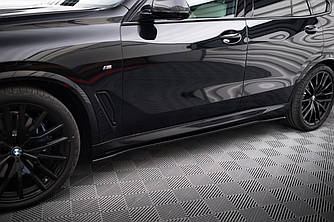 Леза під пороги BMW X5 G05 M Sport тюнінг обвіс спліттер (V1)