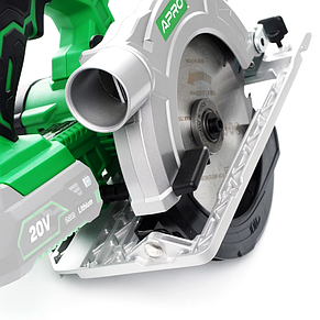 Пила циркулярна акумуляторна 20 В 165 мм APRO 20CS (895362) без АКБ, без ЗУ, фото 3