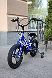 Велосипед двоколісний Corso Revolt на 14 дюймів, Blue 14015, фото 5