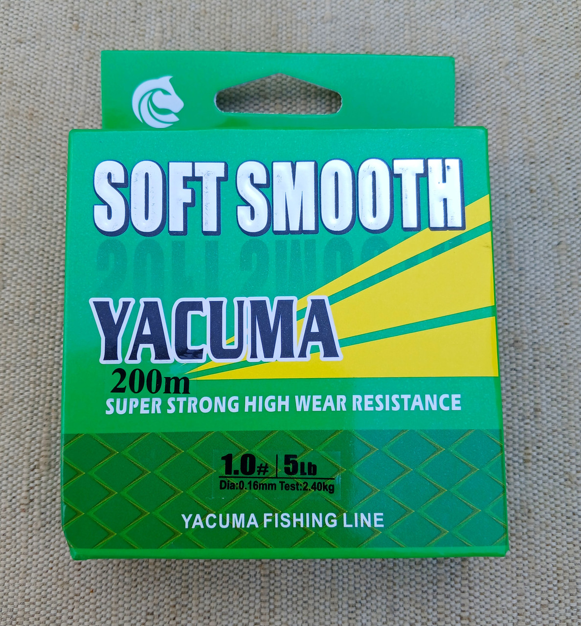 Ліска монофільна, нейлонова "YACUMA SOFT SMOOTH" 200м (0.16/2.40кг)