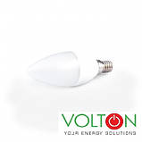 Світлодіодна LED-лампа E14, 220 V 6 W 4200 K, фото 3