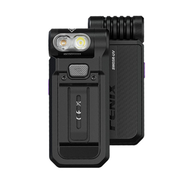 Ручний ультрафіолетовий ліхтарик Fenix SW05R-UV Led (Чорний), фото 1