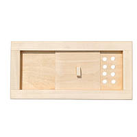 Засувка вентиляційна з дерева липи 300×150 мм для бані, лазні та сауни PRO