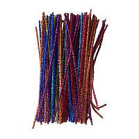 Набір синельних-люрекс паличок (дротів) 100 шт