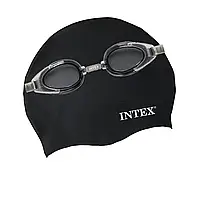 Набір 2 в 1 для плавання Intex 55649 (окуляри: універсальні 55685, обхват голови ≈ 52-65 см, шапочка 55992)