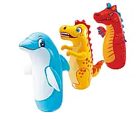 Надувний набір 3 в 1 іграшка - неваляшка Intex 44669