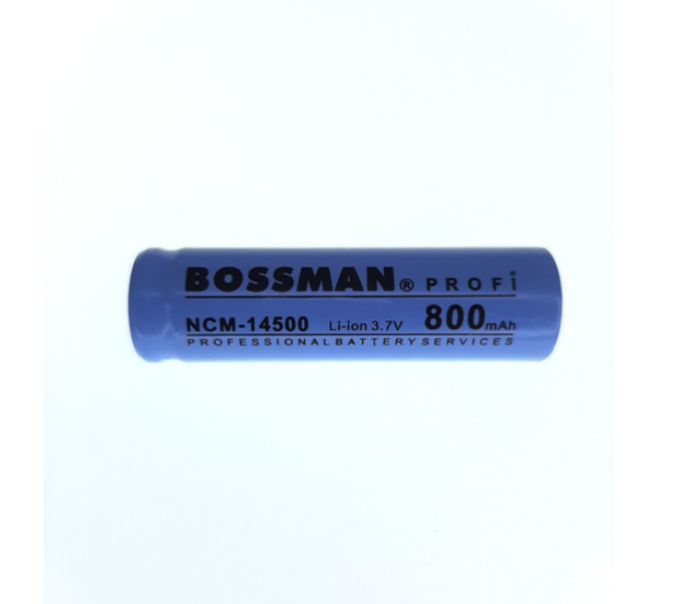 Акумулятор 14500 BOSSMAN Li-Ion 800mAh 3.7V