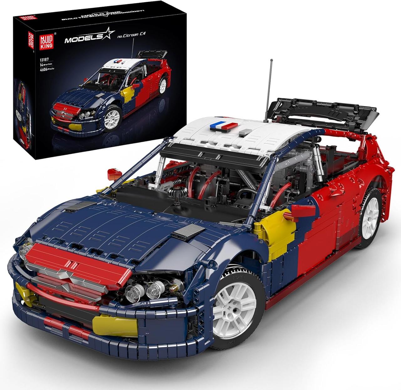 Конструктор Mould King 13187 Citroen C4. Модель гоночного автомобіля масштабу 1:8, 4606 деталей
