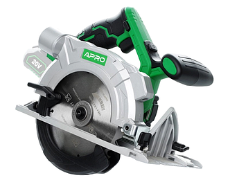 Пила циркулярна акумуляторна 20 В 165 мм APRO 20CS (895362) без АКБ, без ЗУ, фото 1