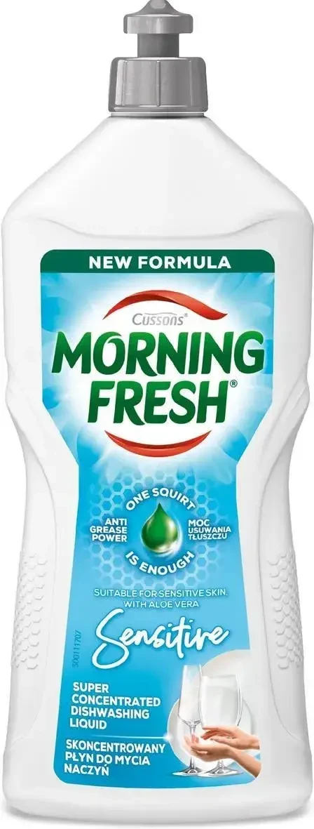Засіб для миття посуду Morning Fresh Sensitive Aloe 900мл