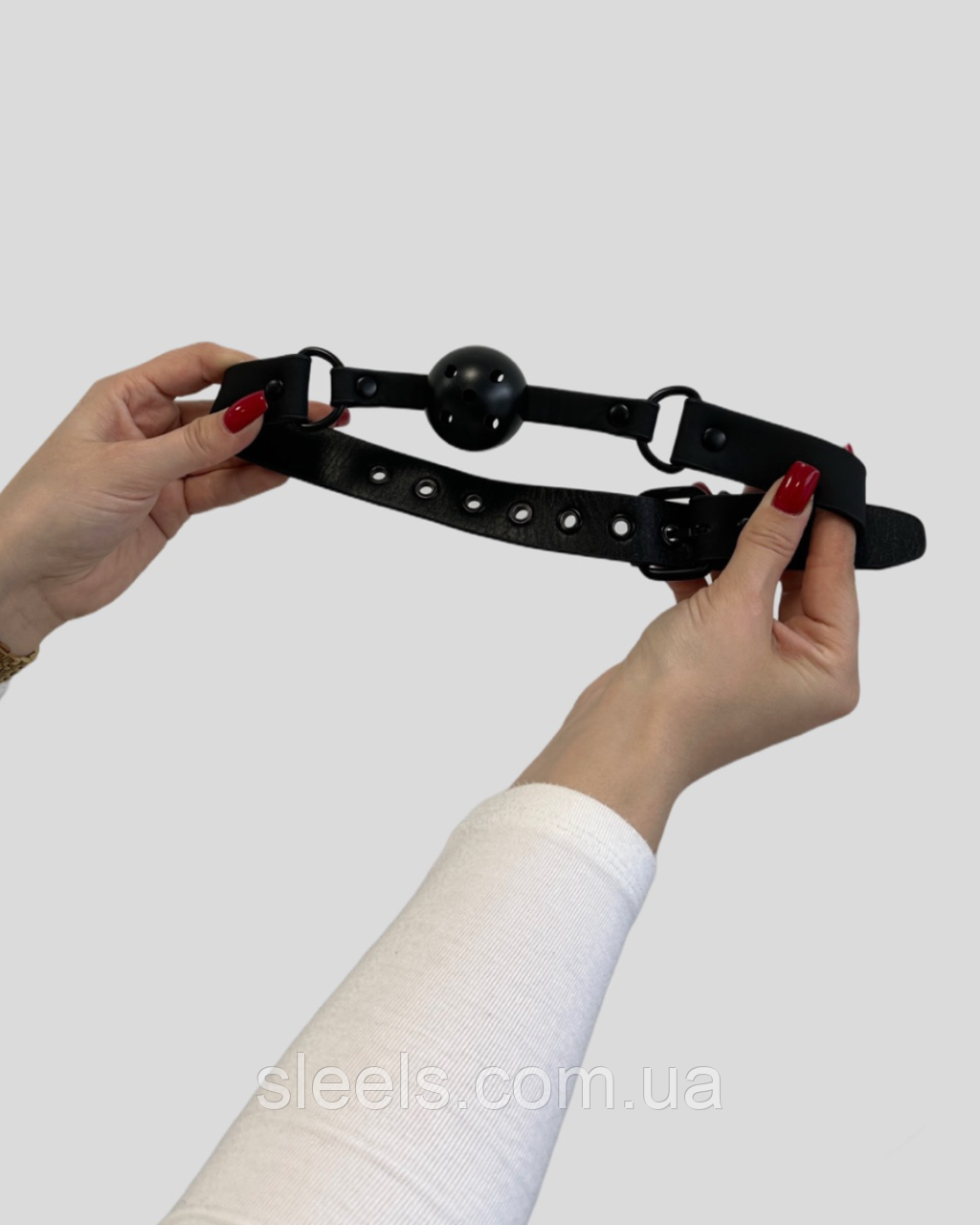 Кляп для рольових ігор бренду SLEELS. БДСМ іграшки., фото 1