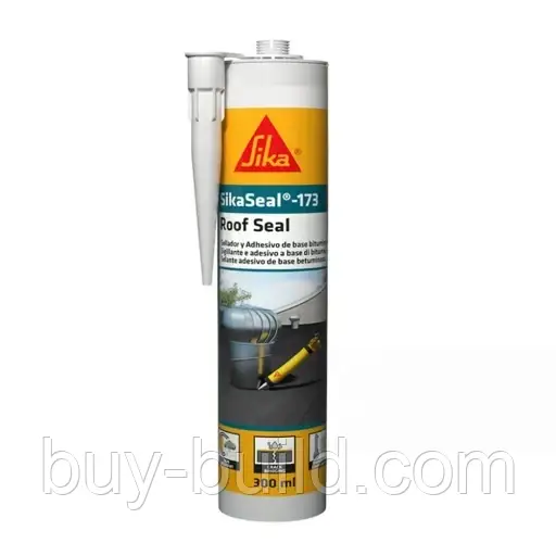 Клей-герметик Sika SikaSeal-173 300 мл чорний