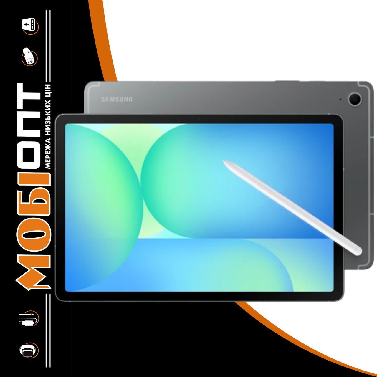 Планшет Samsung Galaxy Tab S10 FE+ 5G 8/128GB Gray (SM-X626BZAREUC) UA UCRF