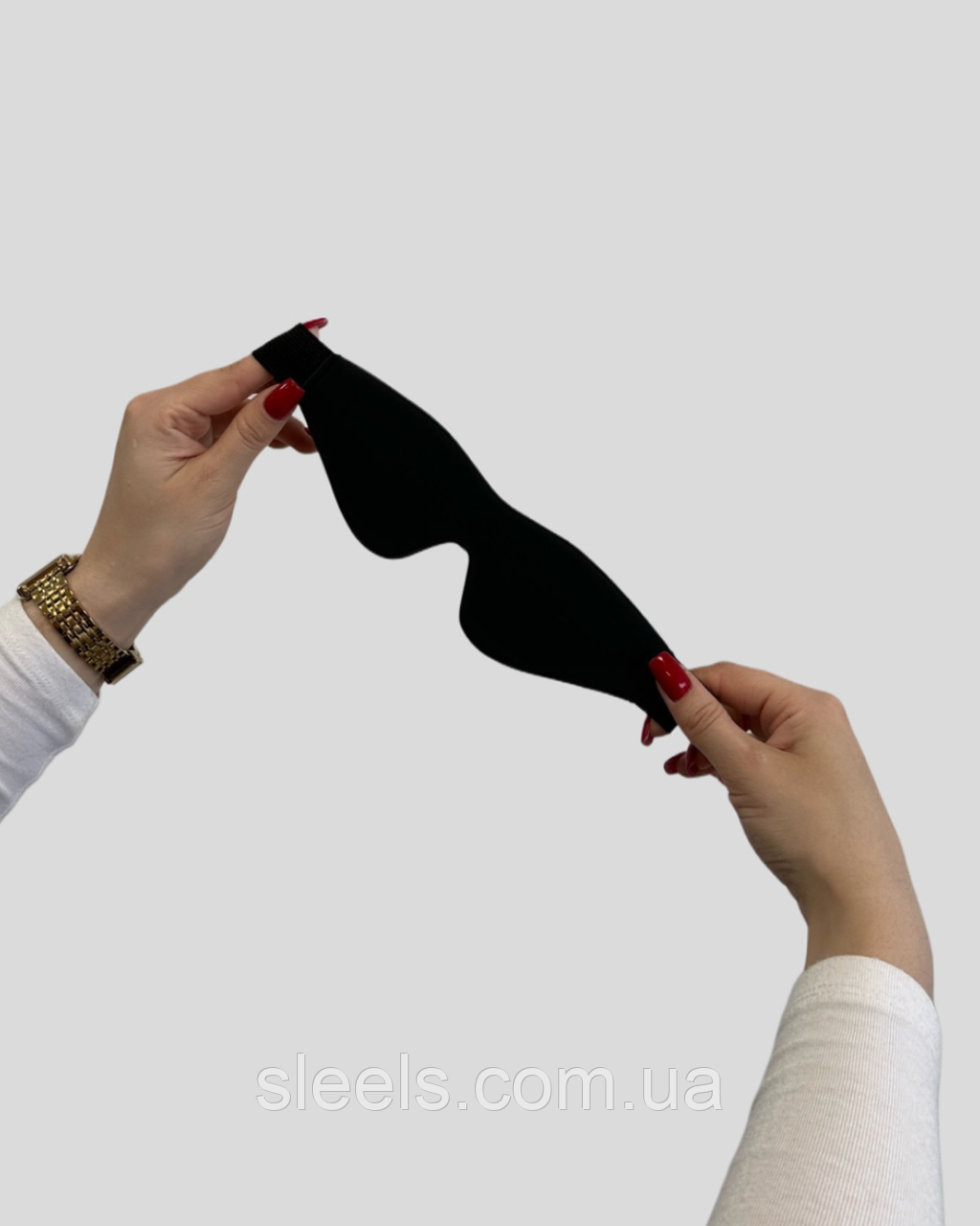 Маска на очі для рольових ігор бренду SLEELS. БДСМ іграшки., фото 1