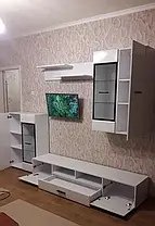 Стінка в вітальню Токіо білий глянц, фото 4