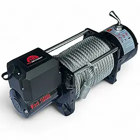 Електрична лебідка Profinstrument 15000LBS (6818 кг 24V) для евакуатора