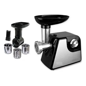 М'ясорубка електрична Grunhelm AMG180SS 1800 Вт потужкна побутова м'ясорубка для дому