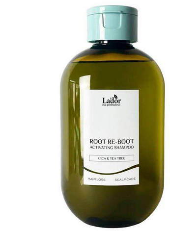 Шампунь для жирної шкіри голови Lador Root Re-Boot Activating Shampoo Cica & Tea Tree, 300 мл (8808033021762), фото 1