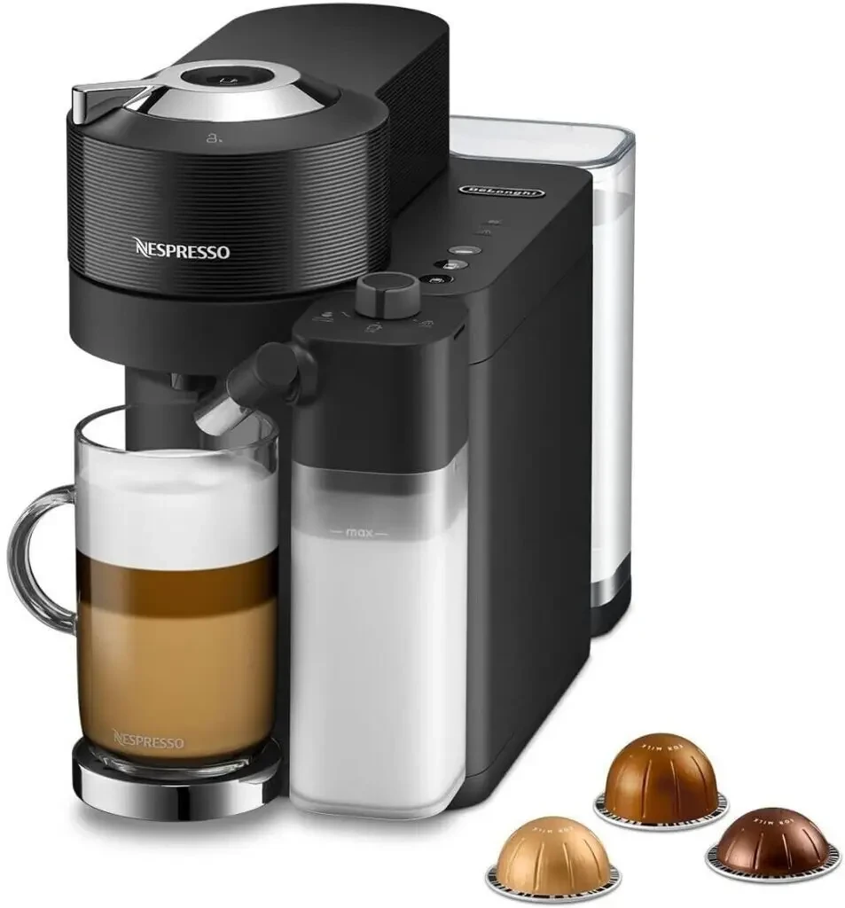 De'Longhi Nespresso Vertuo Lattissima ENV 300.B Капсульна кавоварка, фото 1