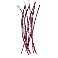 Набір синельних-люрекс паличок (дротів) червоний 10 шт