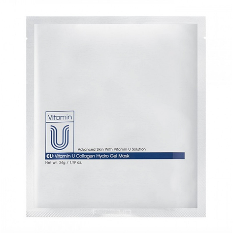 Гідрогелева маска подвійної дії для наповнення та сяйва шкіри CU SKIN Vitamin U,34 гр (224040), фото 1