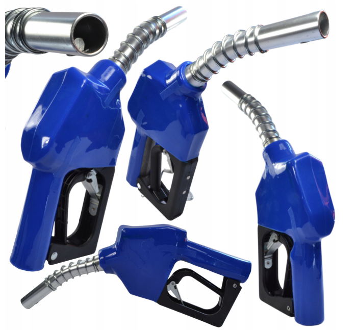 Заправний пістолет із відстрілюванням для подавання палива бензину дизеля 60 л/хв, BLACK 48108, фото 1