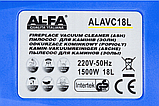 Пилосос для чищення камінів,попелу,золи 18L 1500W Польща alfa, фото 10