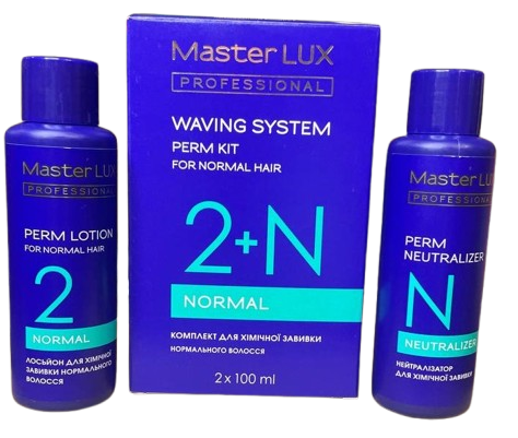 Набір для хімічної завивки нормального волосся Master Lux Professional Normal, фото 1