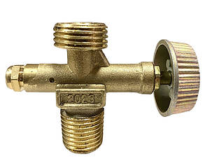 Кран вентиль для туристичних газових балонів W19,8 LH21,8