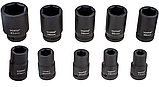 Набір ударних головок 1" 17-41 мм Vorfal V08112, фото 4