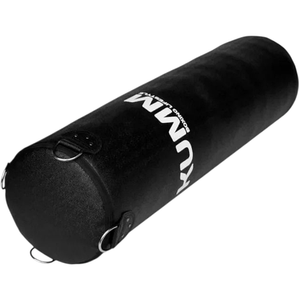 Боксерський мішок 100×28 см, кірза, 25 кг, чорний, Україна, фото 3