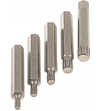 Набір біт HEX, TORX, SPLINE 40 од. Vorfal V08070, фото 6