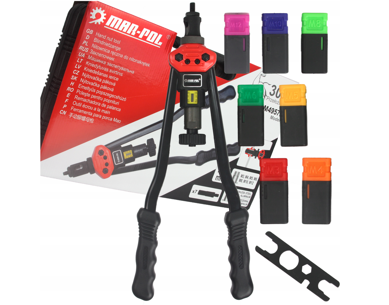 Заклепник дворучний 410 мм Mar-Pol M49572, фото 1