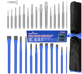 Набір зубил, кернерів та пробійників 28 од. Falon-Tech FT00028